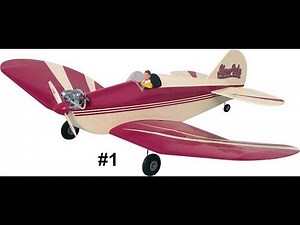 Vid 1 - Building Slow Poke RC plane from plans