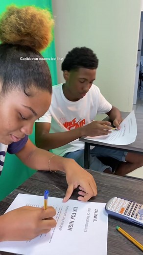 Caribbean Students in exams be like… (from the drafts)