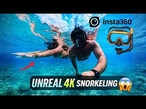 Insta 360 X5 Underwater Beach Footage - 4K