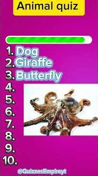 Can You Guess These 10 Animals? 🐾 | Only 1% Get 10/10! #AnimalQuiz #GuessTheAnimal #Quiz #Trivia