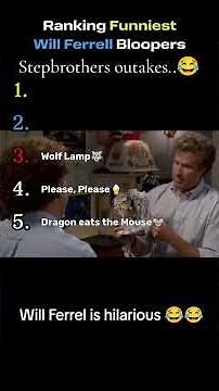 Ranking Funniest Will Ferrell Bloopers😂
