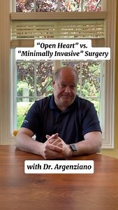 Open Heart vs. Minimally Invasive Surgery: What’s the Difference? 🫀 Cardiac surgeon Dr. Michael Argenziano is back to explain the key distinction between these two surgical approaches. Open heart surgery involves opening the heart itself, especially for things like valve repairs. This doesn’t always mean we have to open the entire chest! Now with advanced techniques, many procedures can be done with minimally invasive approaches—smaller incisions, less trauma, and faster recovery. Dr. Argenzian