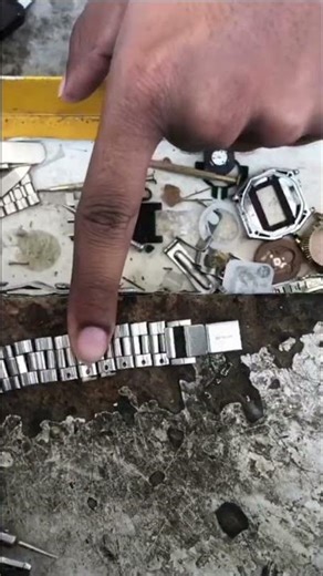 How to remove a pin from a watch chain #watchRepair #TickAndRepair #Short