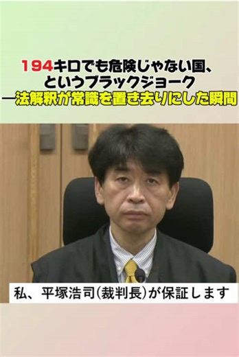 日本の制限速度と危険運転のブラックユーモア