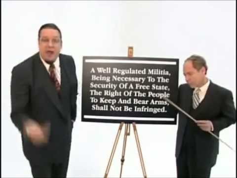 Penn & Teller on Gun Control