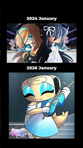" ❄️2024 & 2026 Animation✨️🎻 " /// #aphmau #aphmaugacha #dandysworld #dandysworldroblox #fyourpage