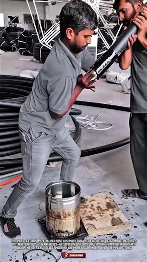 Installing Important Tool on Giant Hose with Smart Fitting Technique