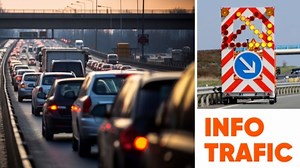 Info trafic: 270 km de files cumulées sur l'ensemble du réseau routier ce mardi