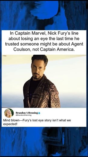 Nick Fury’s Eye Loss Likely from Agent Coulson