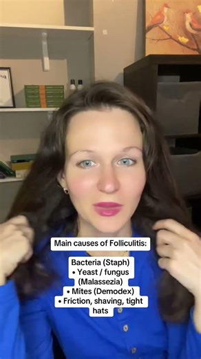 Main Causes of FOLLICULITIS #folliculitis #demodex #scalpcare #scalphealth #trichologist