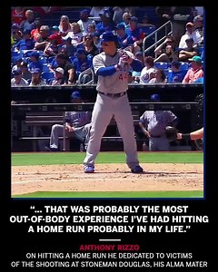 444K views · 4.8K reactions | Stoneman Douglas alum Anthony Rizzo hit an emotional home run on Opening Day. | ESPN | Facebook