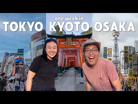 One week in Tokyo, Kyoto, Osaka 🇯🇵 - starting our year-long travel here! #japan