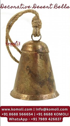 Desert Bells Sound | Rustic Cow Bells for Home & Garden Decoration | Handmade Metal Chimes