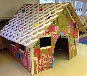 18K views · 693 reactions | MAKE A LIFE-SIZE GINGERBREAD HOUSE!!!...