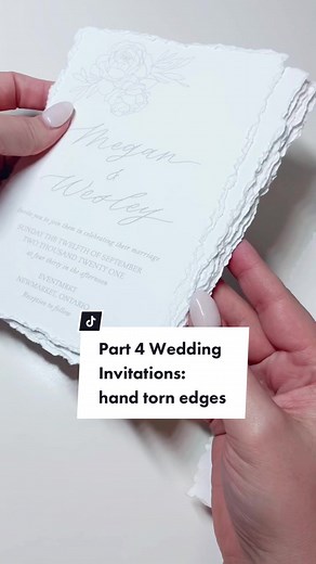 How to make your invites so soft romantic 😍 highly recommend that ruler! #weddingtiktok #weddinginvitation #weddingideas #weddingdiy #fyp