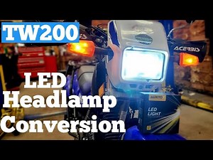 Yamaha TW200 LED Headlight Upgrade | Auxito 9003 H4 Install & Review