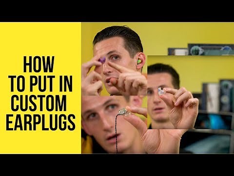 How To Put In Custom Earplugs | Custom Ear Plugs | Filtered Ear Plugs | Custom Earbuds
