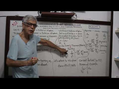 B PART VI: Lec 12 Stokes' Theorem in Exterior Algebra