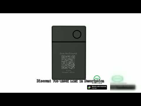 Wireless Rechargeable GPS Card Tracker Google Certified Android Locator for Xiaomi Pixel QR Code Ant