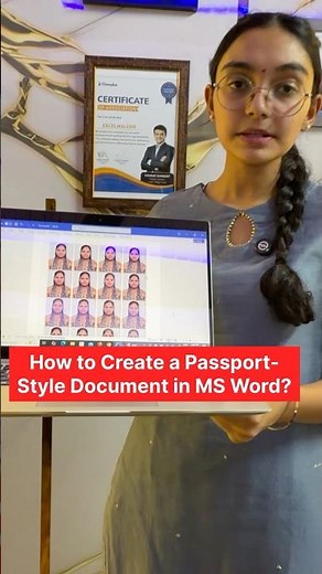 How to Create a Passport-Style Document in MS Word?