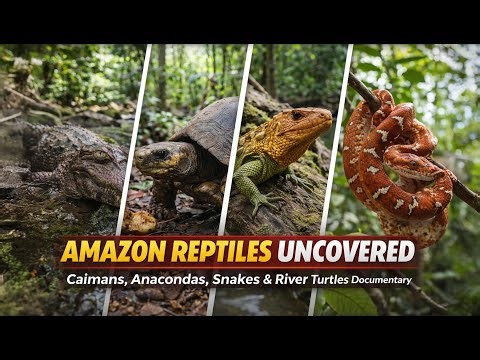 Amazon Reptiles Uncovered | Caimans, Anacondas, Snakes & River Turtles Documentary
