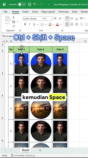 Cara Menghapus Gambar di Excel Sekaligus #tutorialkomputer #excel #belajarkomputer #exceltips