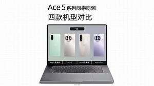 一加Ace5全系同宗同源四款机型对比，详细对比参数情况 ！