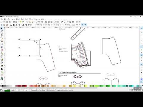 How to convert pattern pieces that are objects to path in inkscape