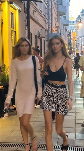 Nightlife in Moscow, Russia, beautiful Russian girls #walkingtour #fpv #russia #moscow #hd