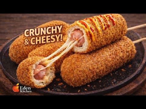 Do You Have Potatoes and Sausages? Make These Crispy Cheese Corn Dogs!
