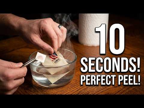 How To Remove Postage Stamps From Envelopes In 10 Seconds Or Less!