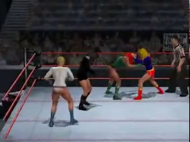 Supergirl & Power Girl vs Dark Mary Marvel & Knockout