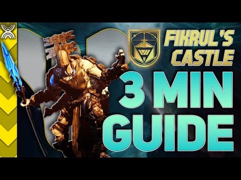 FIKRUl'S CASTLE CONQUEST // 3-Minute Grandmaster Guide #destiny2 #builds #walkthrough #grandmaster