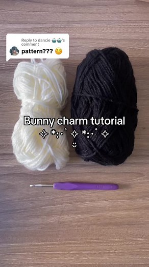 Bunny Charm Crochet Tutorial