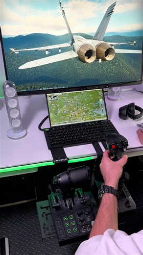 First flight sim gameplay on DCS and MSFS 2024 with the Moza AB6 Flight Stick and MTQ Throttle.