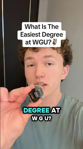 Easiest degree at WGU? Western governors university’s easiest major. #wgu
