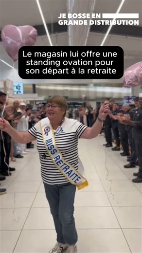 Stand ovation pour son départ à la retraite