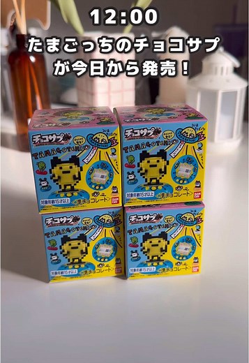 出てきた子達は速攻部屋に並べた✨ この外側のチョコ大好き🤤💖 #開封動画 #たまごっち #購入品紹介 #日常vlog #テンション上がる #ワクワク