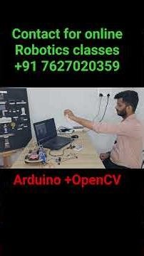 Arduino + OpenCV Smart Vision Project | Face Detection #trending#youtubeshorts#youtubeshorts