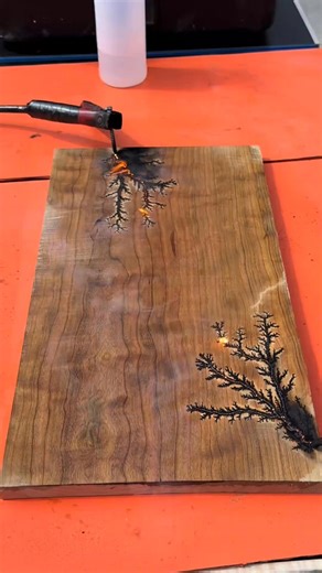 6.4K views · 28 reactions | Fractal burning some curly Cherry. #fyp #resinart #fractalburning #satisfy #art #CapCut #fractaluniverse | CCDSA 59M | Facebook