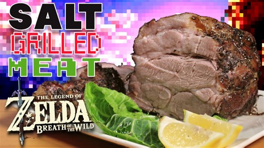 The salt grilled meat recipe from The Legend of Zelda: Breath of the Wild