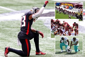 Players, coaches show solidarity with BLM protesters on first NFL Sunday