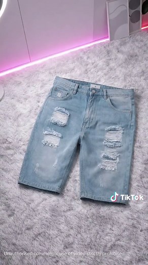 Stylish Light Blue Ripped Denim Shorts for Casual Days