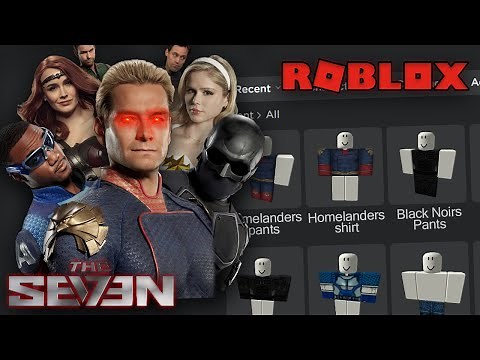 How To Make THE SEVEN In ROBLOX | Homelander, Black Noir & More (The Boys)