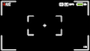 Download Camera viewfinder video or photo frame recorder flat style  illustration for free