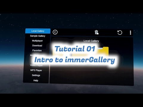 Tutorial 01 - Intro to immerGallery