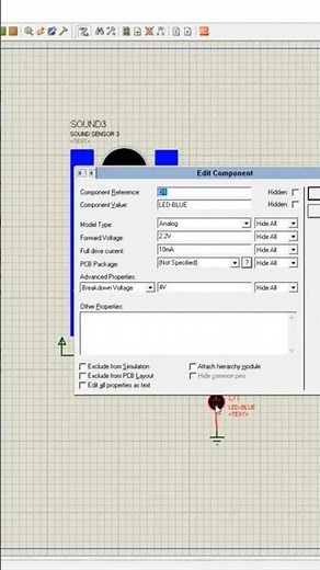 Sound Sensor Library for Proteus