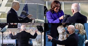 Joe Biden wears bulletproof vest during highly guarded inauguration ceremony