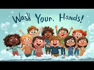 Wash Your Hands Song 🧼💦 | Fun Handwashing Song for Kids & Toddlers