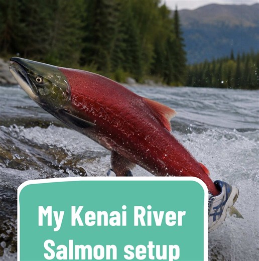 Kenai River Salmon Fishing Setup for Sockeye
